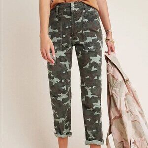 Anthropologie The Wanderer Camo Cargo Pants Womens Size 28 x 27